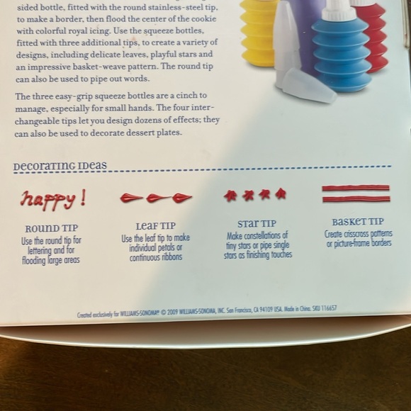 Williams Sonoma kids decorating set - Picture 4 of 4